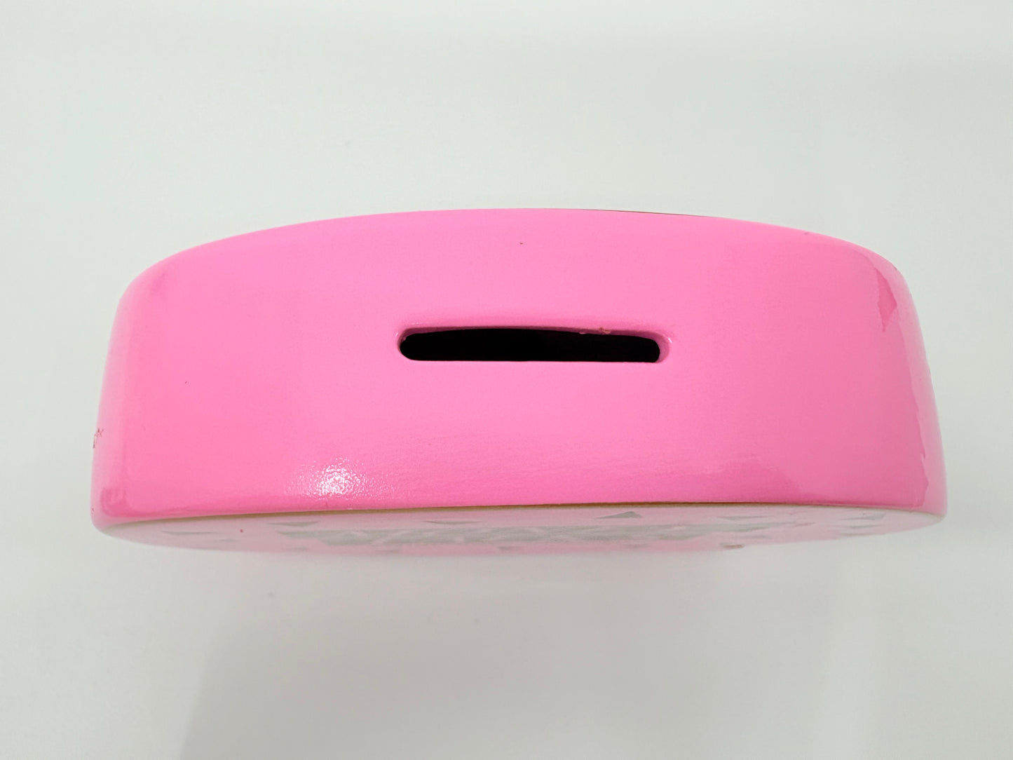 Sweet Tooth Money Talks Speech Bubble Ceramic Money Bank - Pink - 16x12x6cm