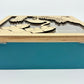 Urban Products Wooden Natural Tropical Tea Box - Green - 25x25x8cm