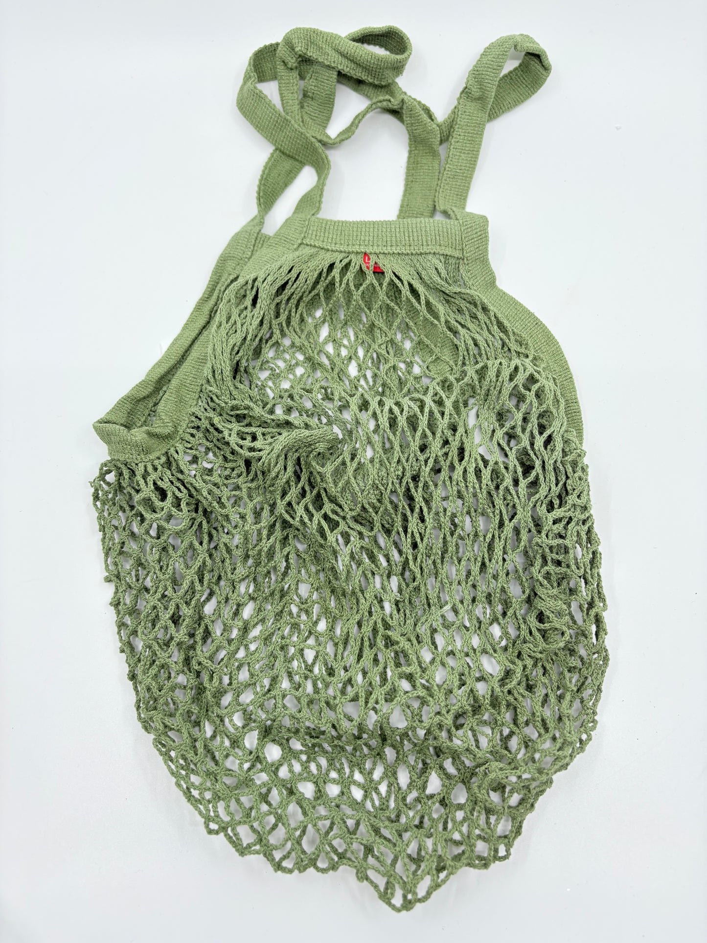 Cotton Mesh Bag - Green - 35x22cm - 10kg