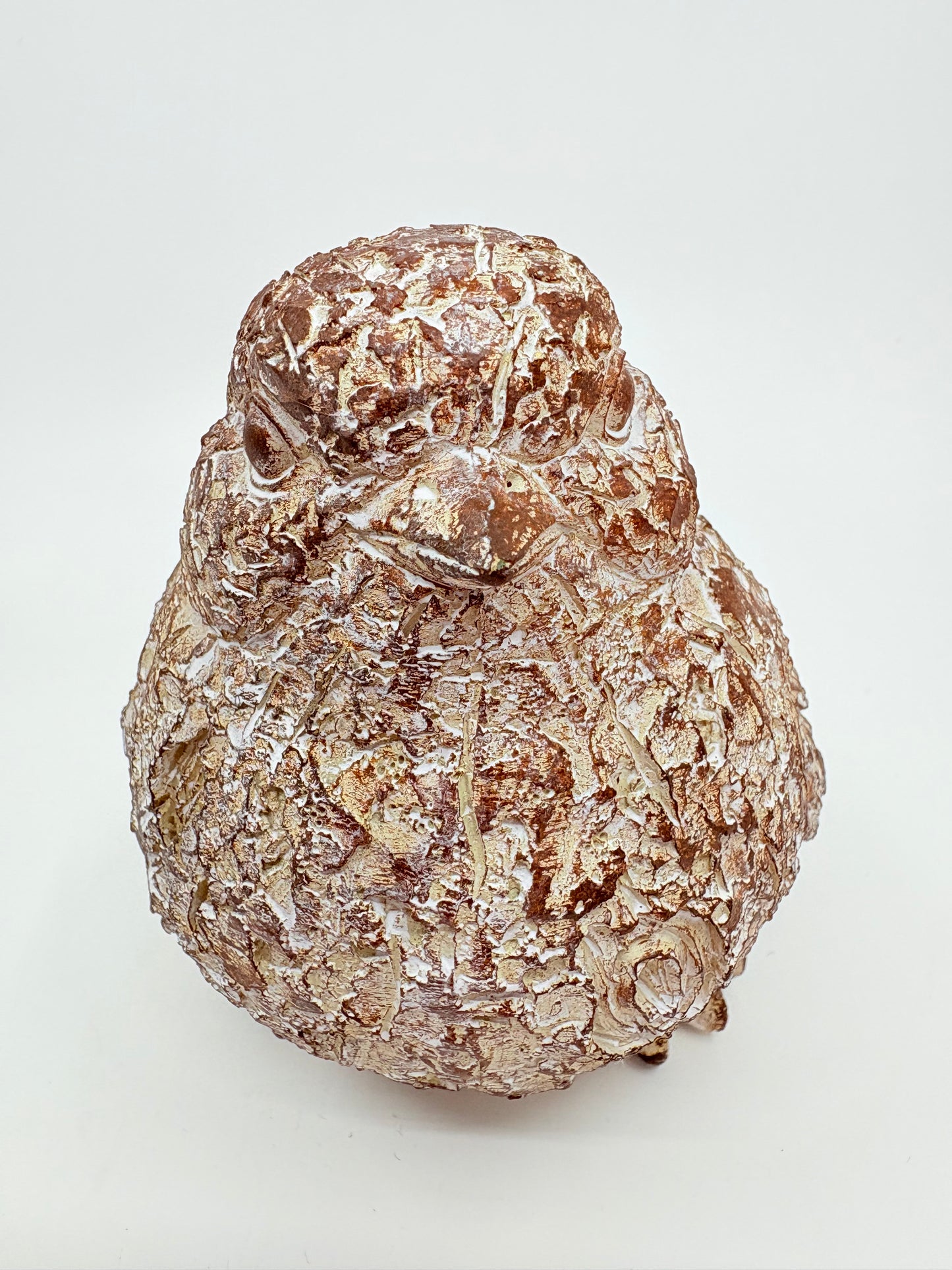 Dont Worry Be Happy Rustic Wooden Wren - 15x12x8cm