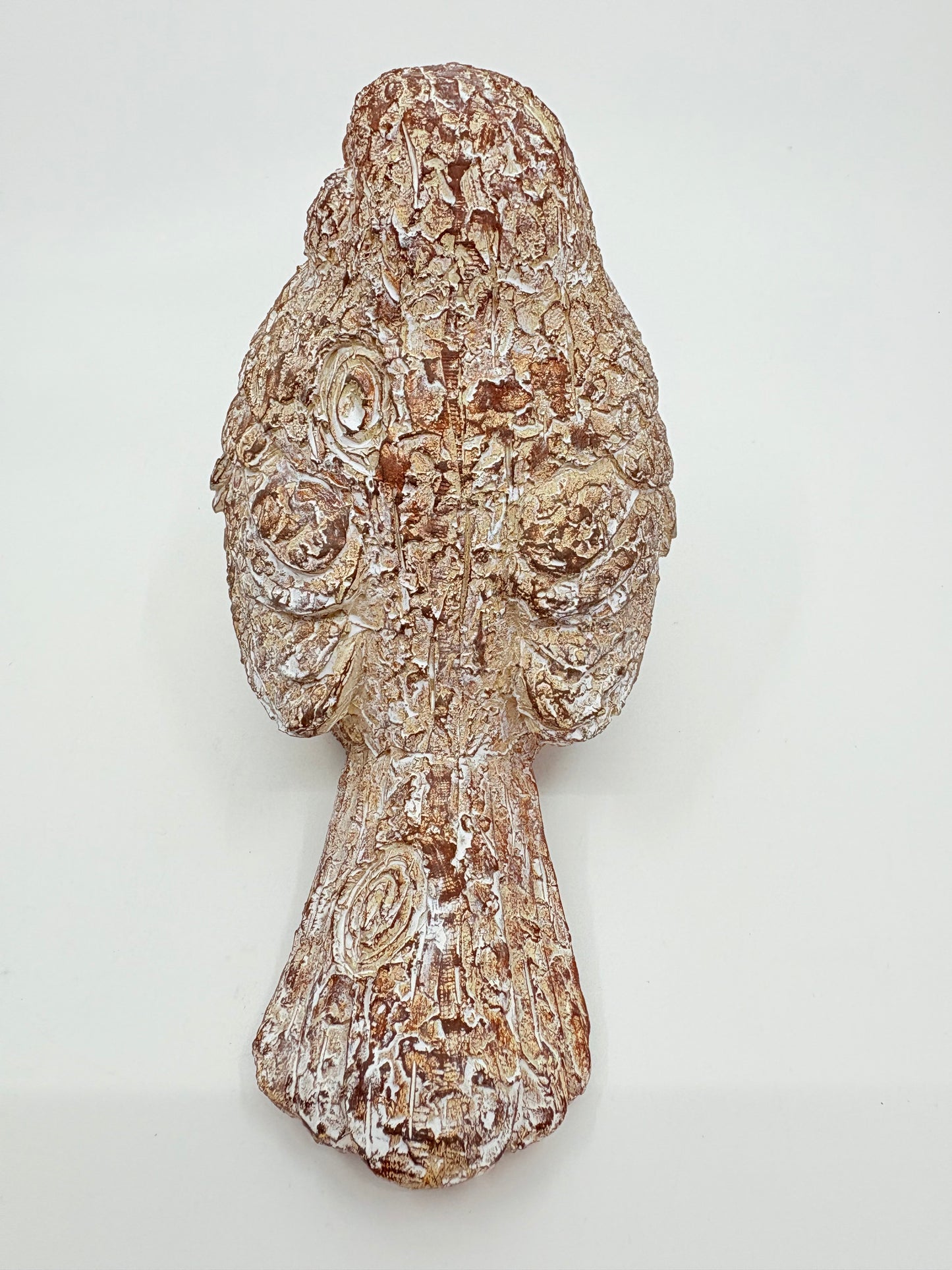 Dont Worry Be Happy Rustic Wooden Wren - 15x12x8cm