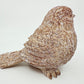 Dont Worry Be Happy Rustic Wooden Wren - 15x12x8cm