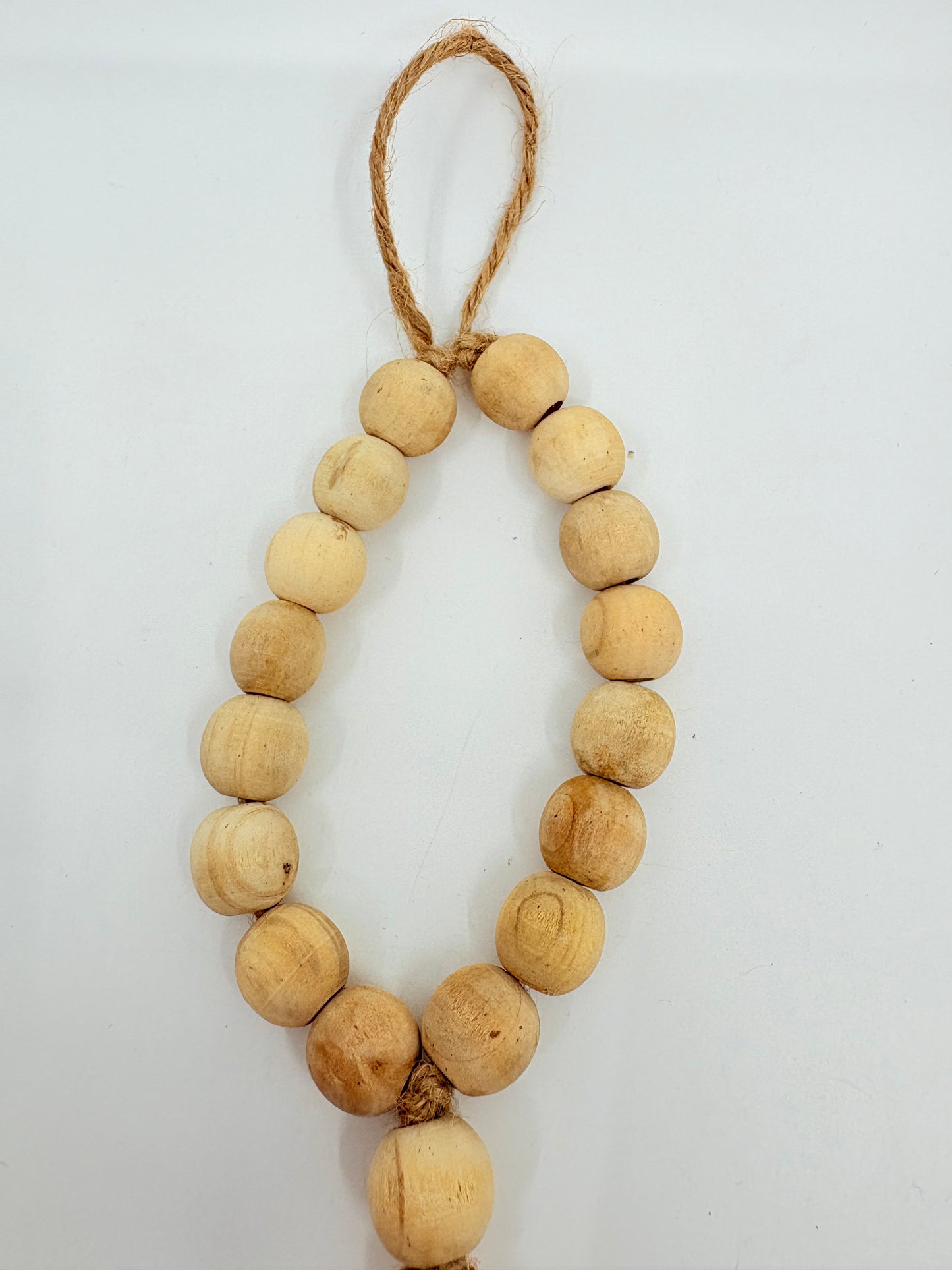 Beaded Faith Wooden Cross - 35x9x1cm