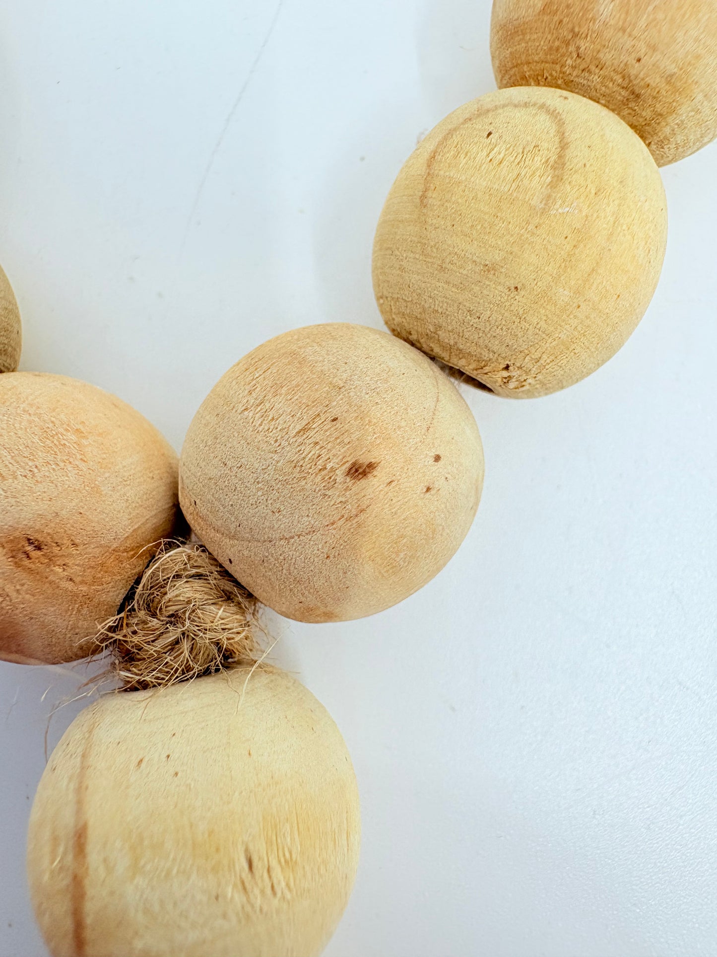 Beaded Faith Wooden Cross - 35x9x1cm