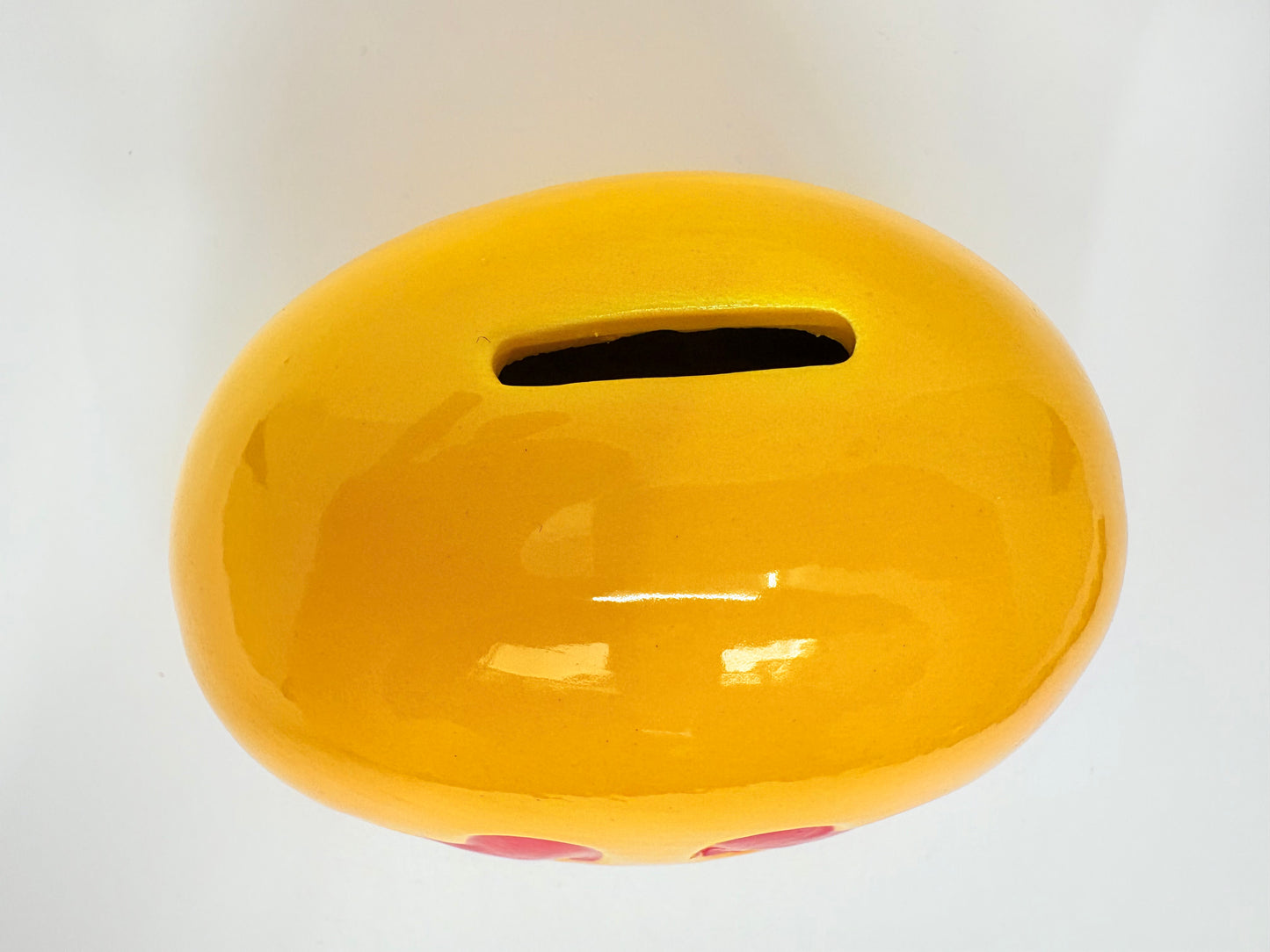 Landmark Ceramic Smile Emoji Love Heart Eyes Ceramic Money Box - 12x8x12cm