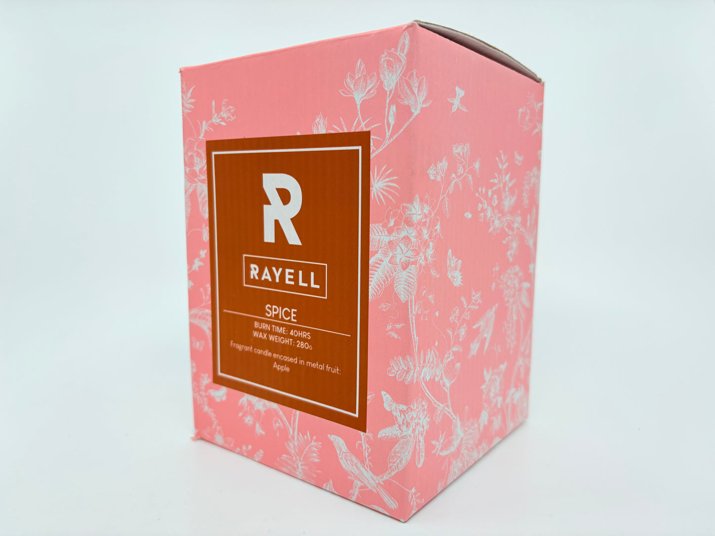 Rayell Scented Candle - Spice Apple - 10.5x15cm - 280g - 40 hours