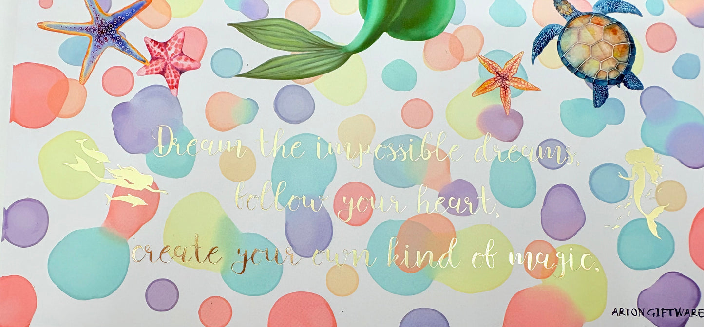 Arton Gifts Dream Baby Plaque Mermaid - 20x20x3cm