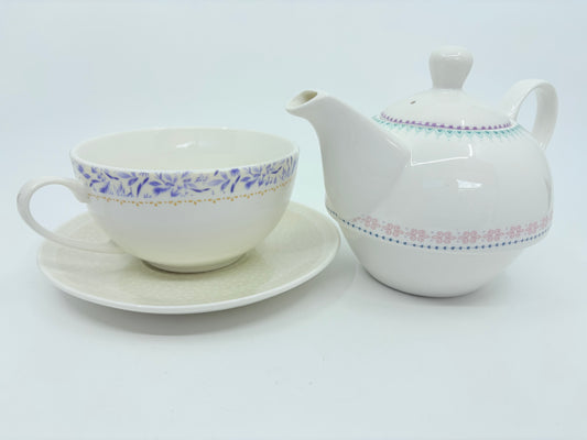 Artique Tea For One Ceramic Tea Set