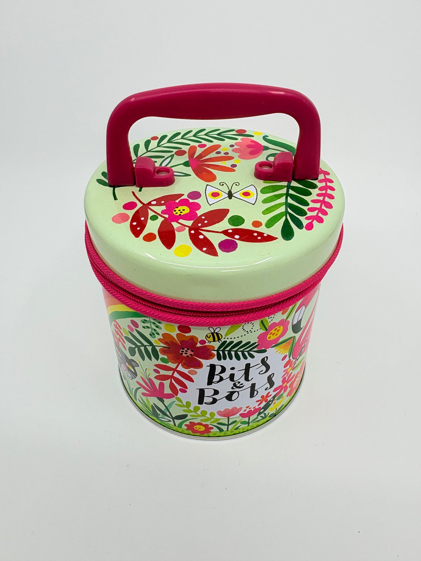 Bits and Bobs Zip Up Canister - 12x11cm