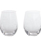 Coast to Coast Coco Glass Tumblers - Set of 2 - Clear - 9.5x10cm