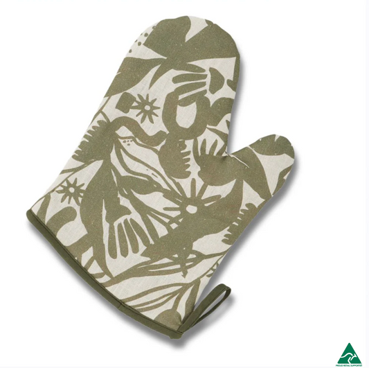 Annabel Trends Single Oven Mit/Glove - Abstract Gum - 26x18cm