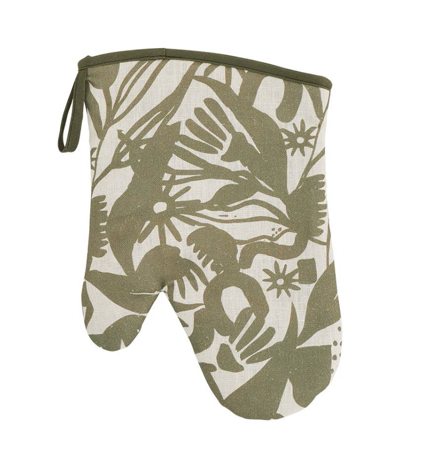 Annabel Trends Single Oven Mit/Glove - Abstract Gum - 26x18cm