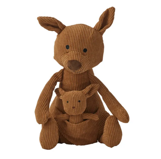 Coast to Coast Kangaroo and Joey Door Stop - 17x24x26cm