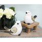 Lavida Resin Bird - White Wash - 1 Piece - 18cm