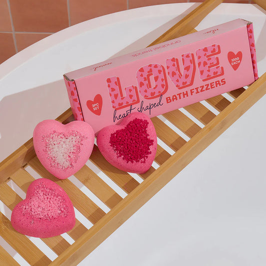 Annabel Trends 100g Bath Fizzers - Love Heart Set of 3 - 25.5x8x3cm