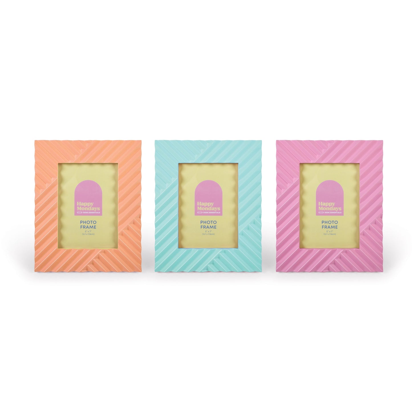 ISGIFT Happy Mondays 5x7" Photo Frame - 20.5x25.5cm - Orange