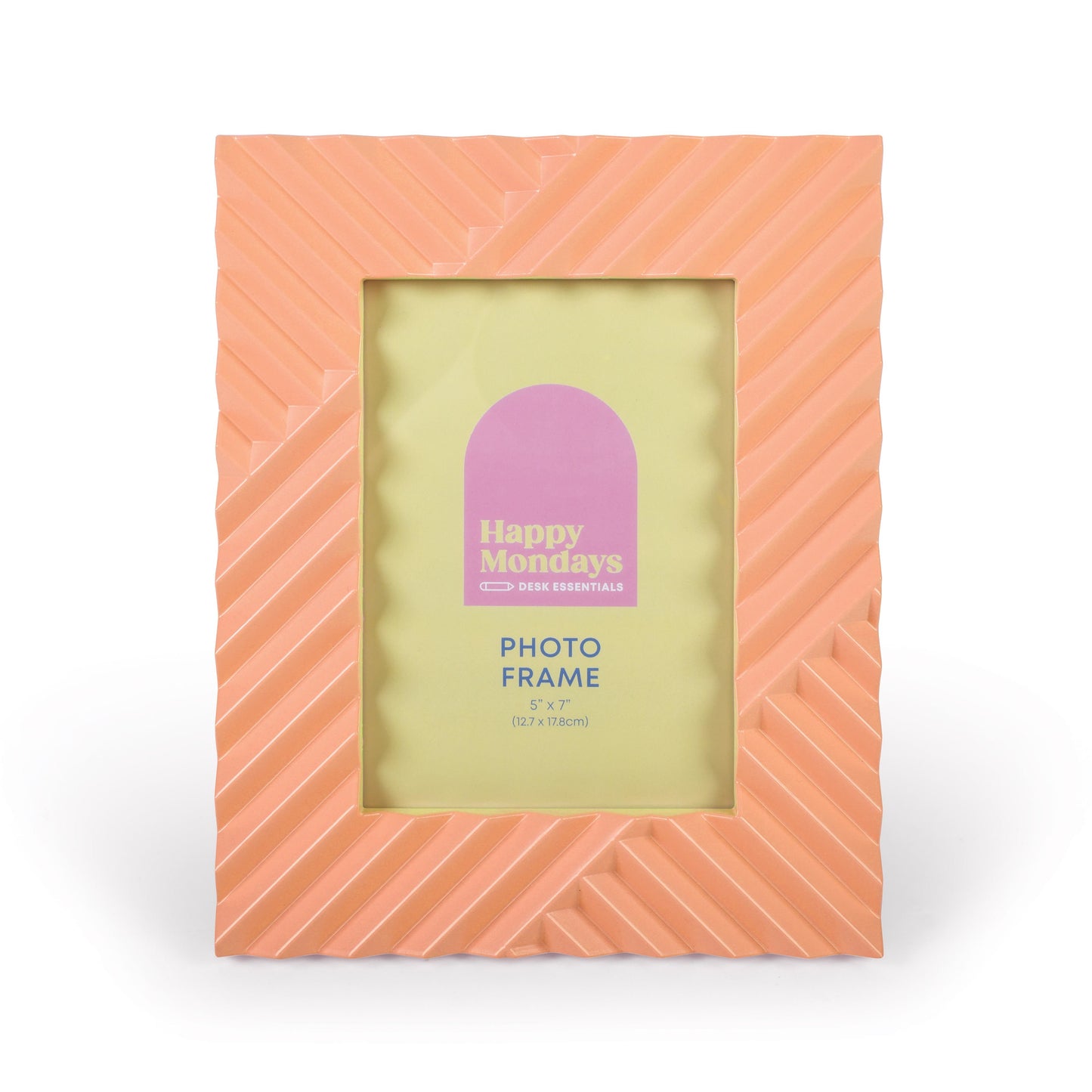 ISGIFT Happy Mondays 5x7" Photo Frame - 20.5x25.5cm - Orange