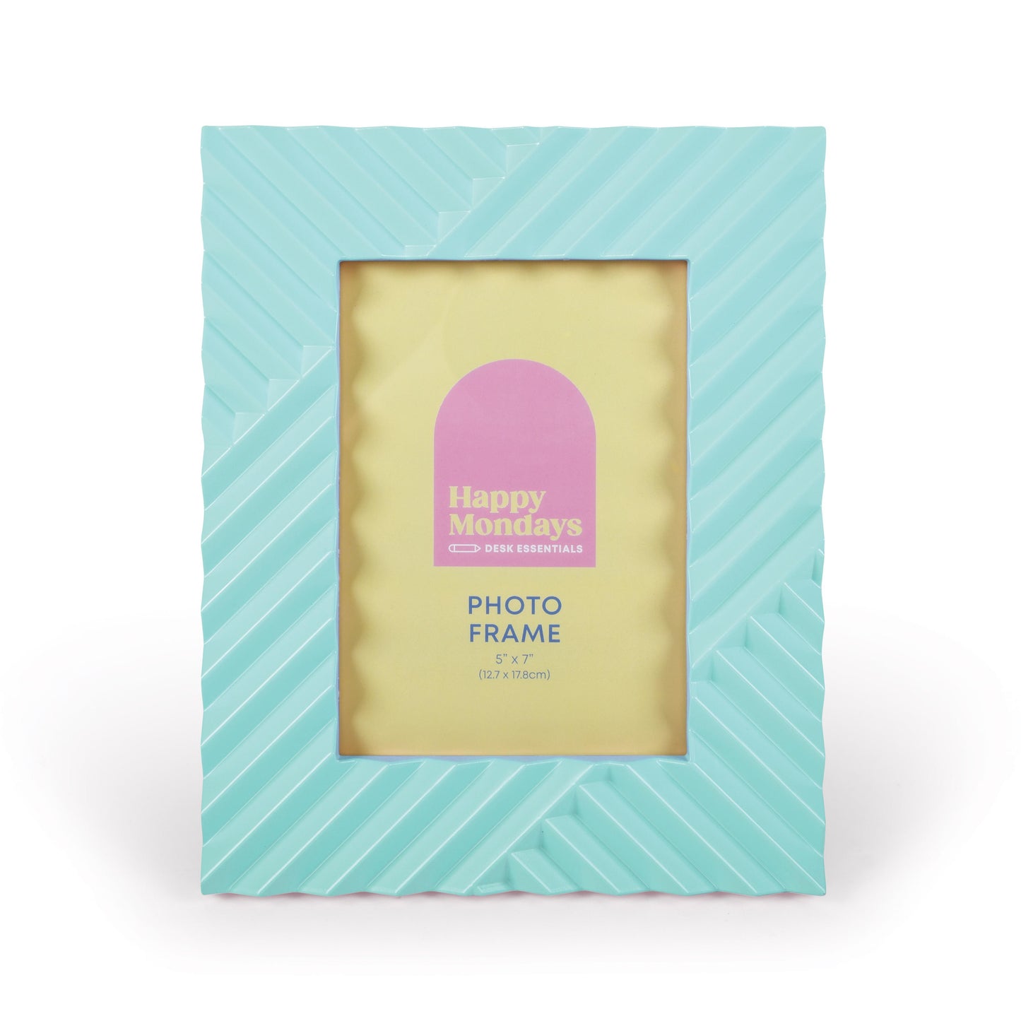 ISGIFT Happy Mondays 5x7" Photo Frame - 20.5x25.5cm - Aqua