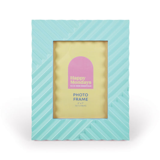 ISGIFT Happy Mondays 5x7" Photo Frame - 20.5x25.5cm - Aqua