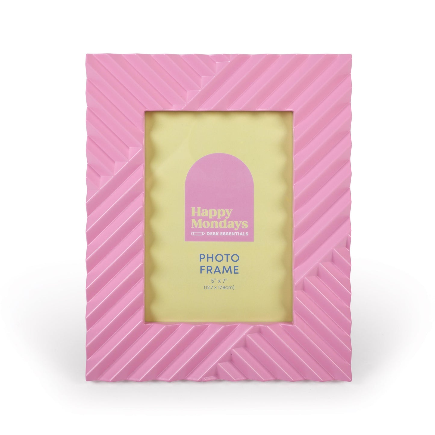 ISGIFT Happy Mondays 5x7" Photo Frame - 20.5x25.5cm - Pink
