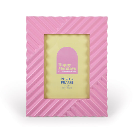 ISGIFT Happy Mondays 5x7" Photo Frame - 20.5x25.5cm - Pink