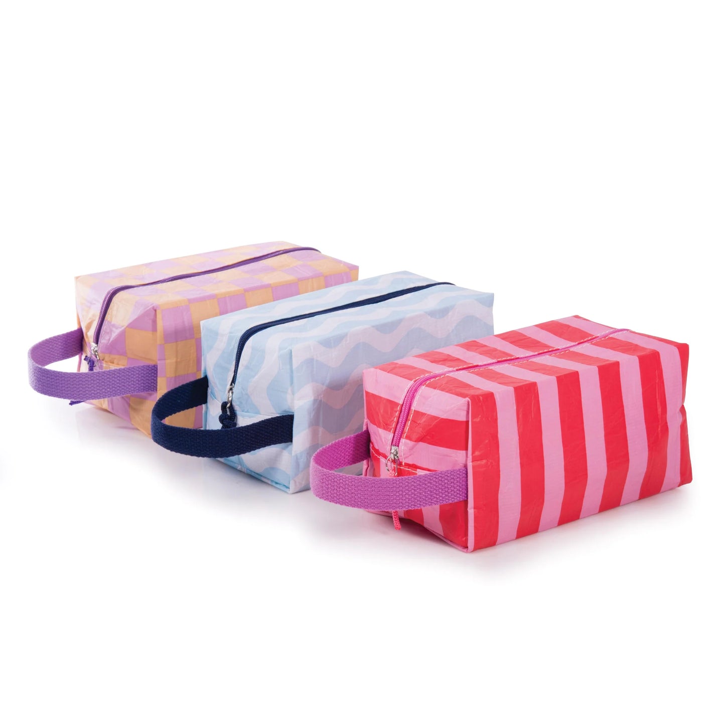 Canopy Interiors Fly with me Toiletries Bag - Stripes - 19x10x9.5cm