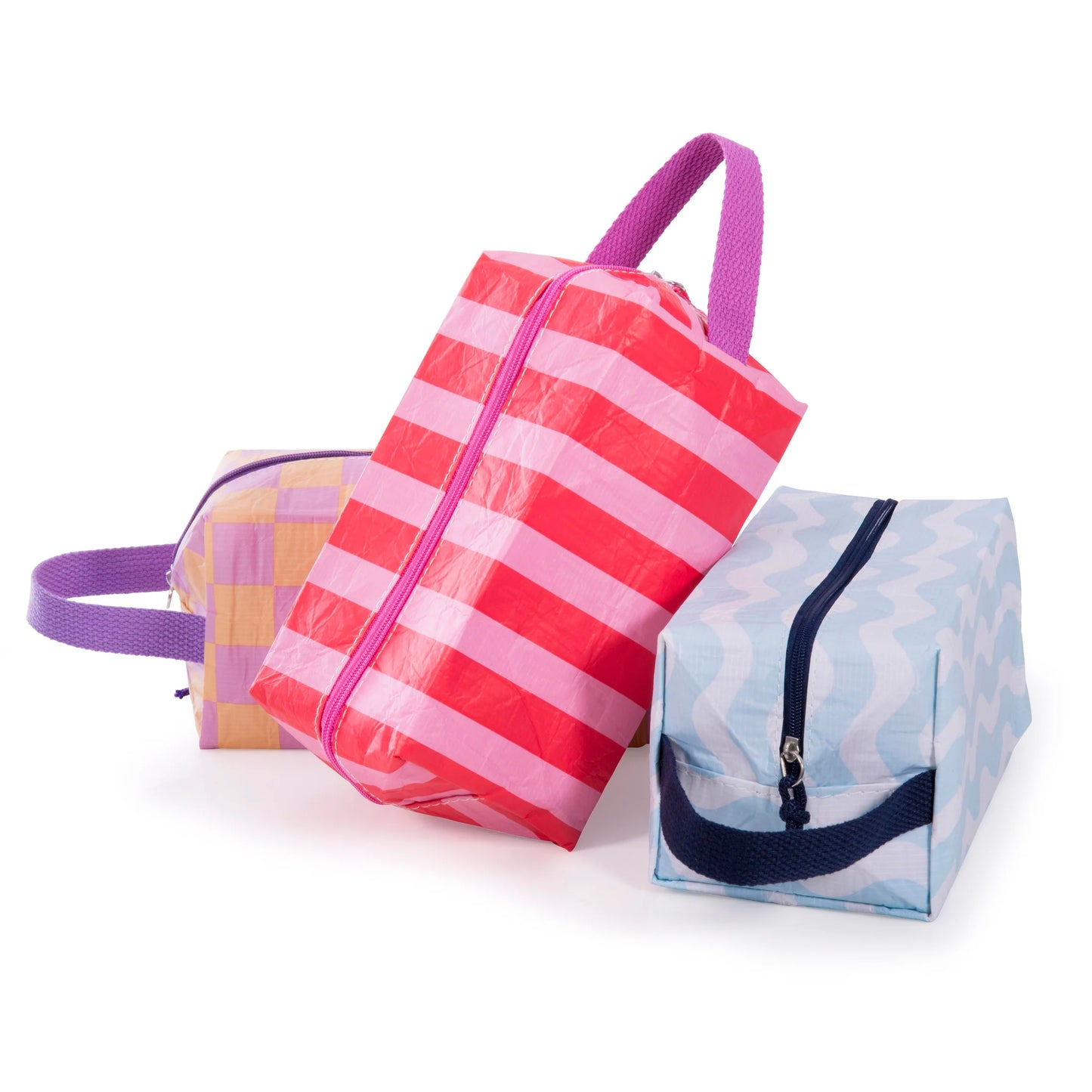 Canopy Interiors Fly with me Toiletries Bag - Stripes - 19x10x9.5cm