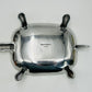 Flair Gifts & Home Silver Sea Turtle Dish Tray Centrepiece - 10x6.75x2"