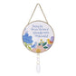 Splosh Family Glass and Metal Hanging Suncatcher Window Decoration - 12x26cm