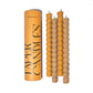 Paddy Wax Taper Candles - Gold and Yellow - 4 Candles - 24.89cm