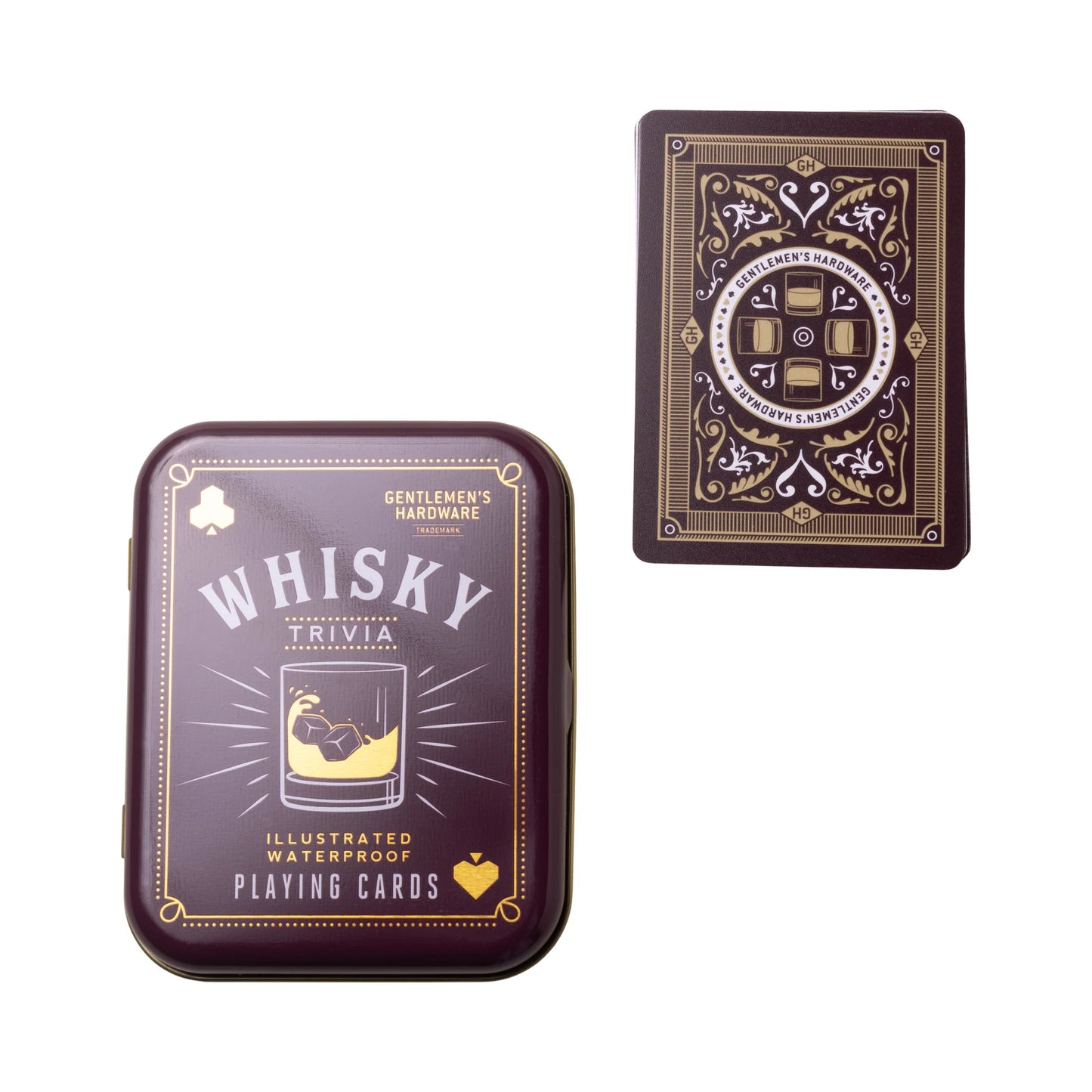 Gentleman's Hardware Whisky Playing Cards