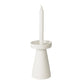Piper White Matte Candle Stick Holder - Tall - Madras Link