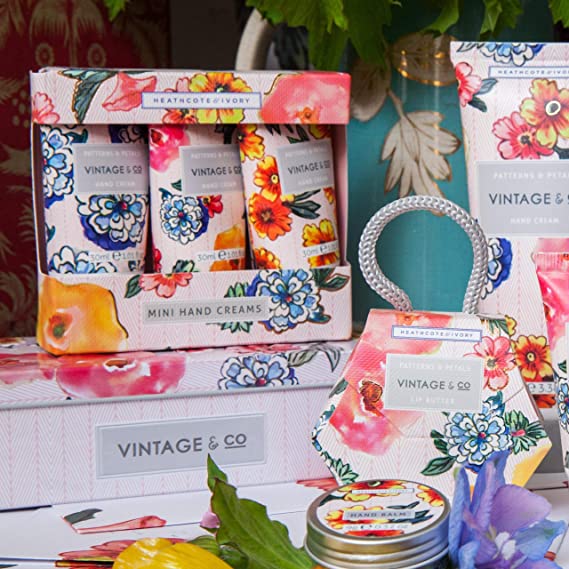 Heathcote & Ivory Patterns & Petals - Mini Hand Creams - 3x30ml