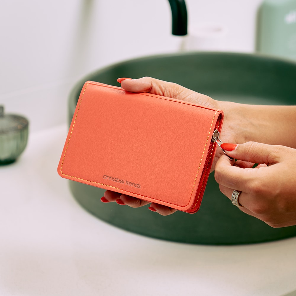 Annabel Trends Manicure Set - Coral - 10.5cm x 15cm