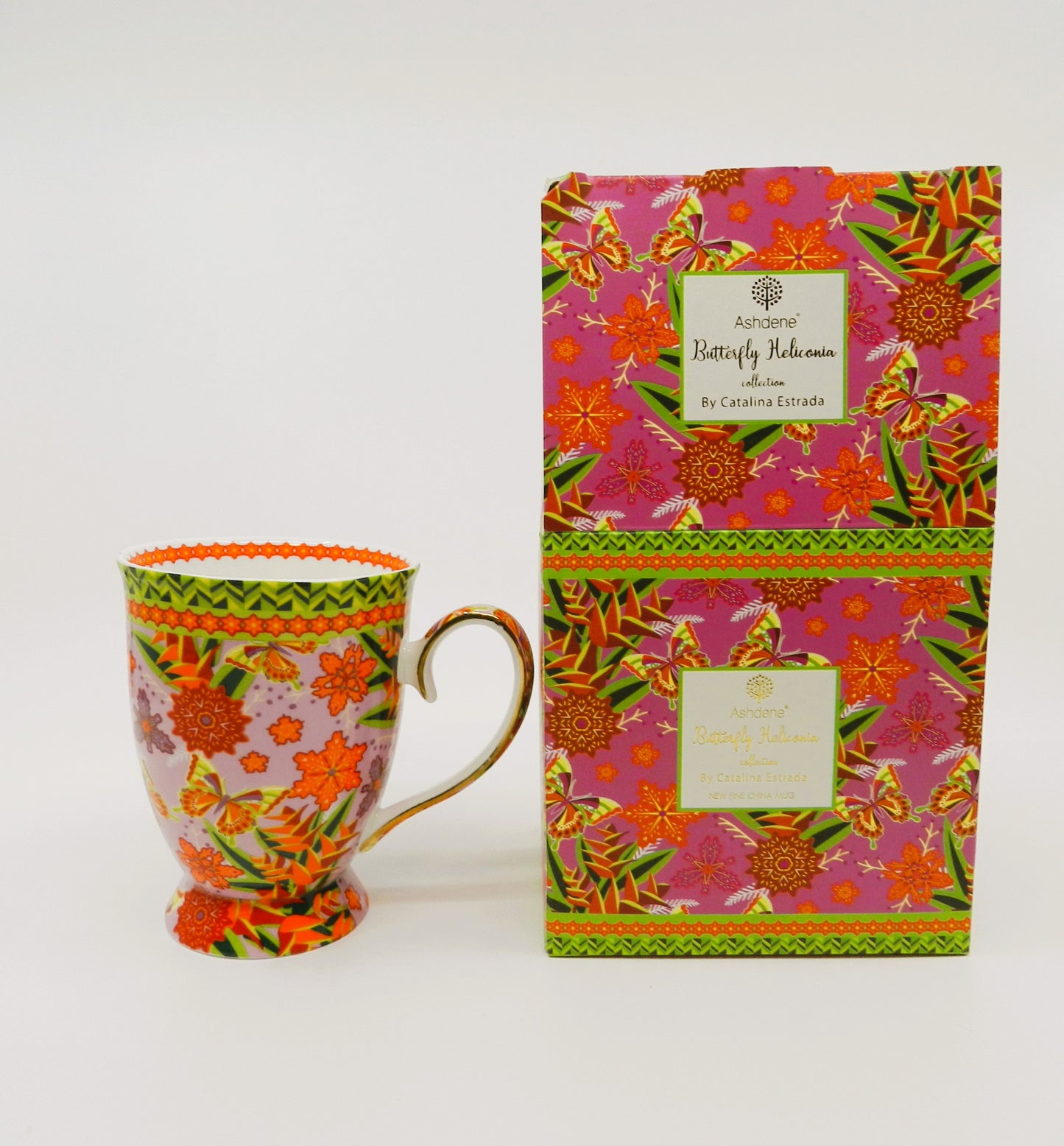 Ashdene Butterfly Heliconia Mug