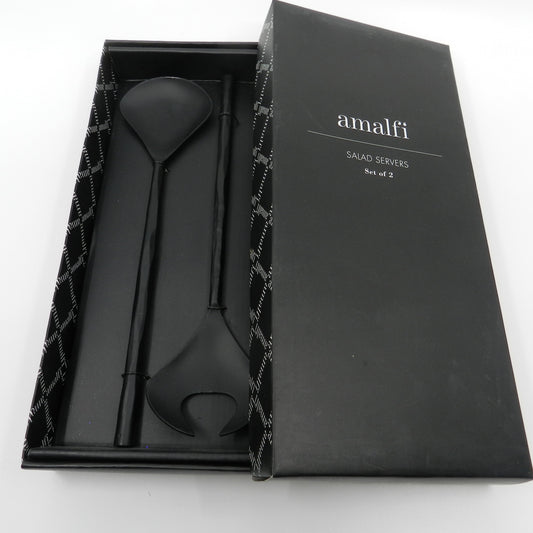 Amalfi Salad Server Set of 2 - Black