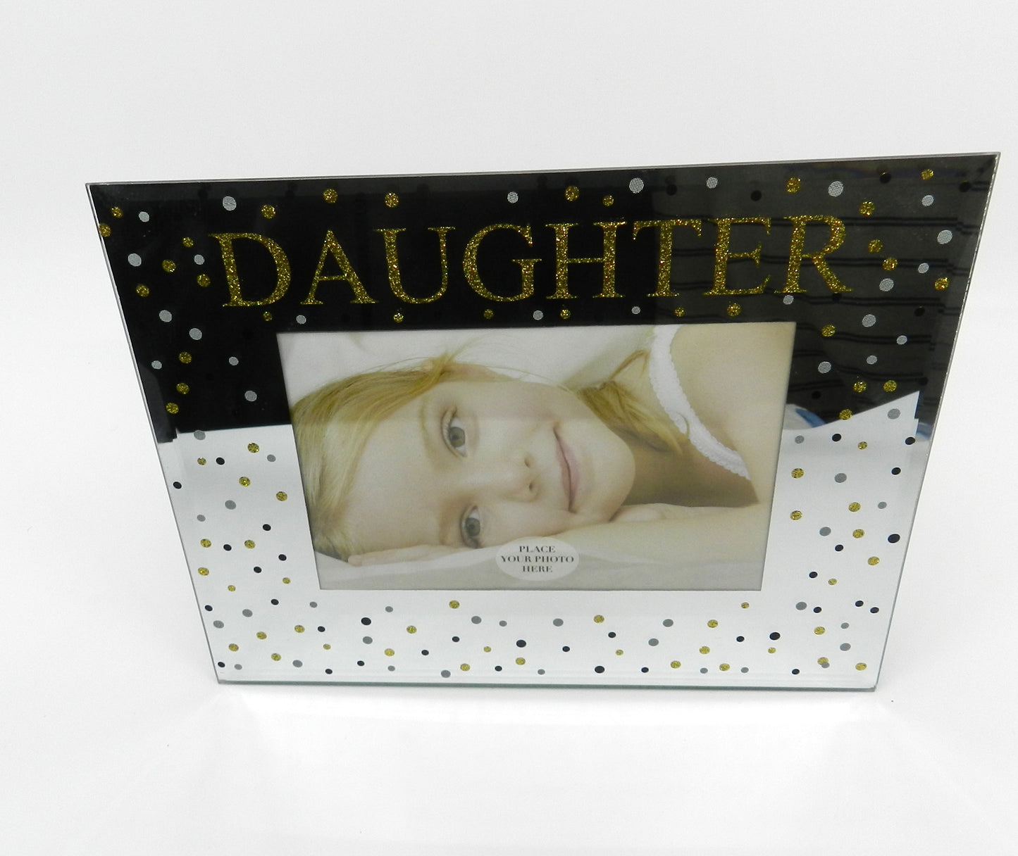 Daughter Photo Frame Glass Mirror - 17 x 23cm - Landmark Concepts