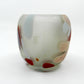 Glass Cruz Tea Light Holder - 9x3cm