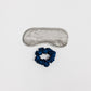 Gift Set Pearl Grey Standard Eye Mask & French Navy Scrunchie