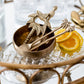 Palm Tree Brass Spreader - Set Of 4 - Madras Link