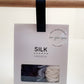 Silk Magnolia Silk Scrunchies - 3 Pack - Navy, White and Blue