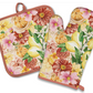 Lisa Pollock Pot Holder Set - Oven Mit & Pot Holder